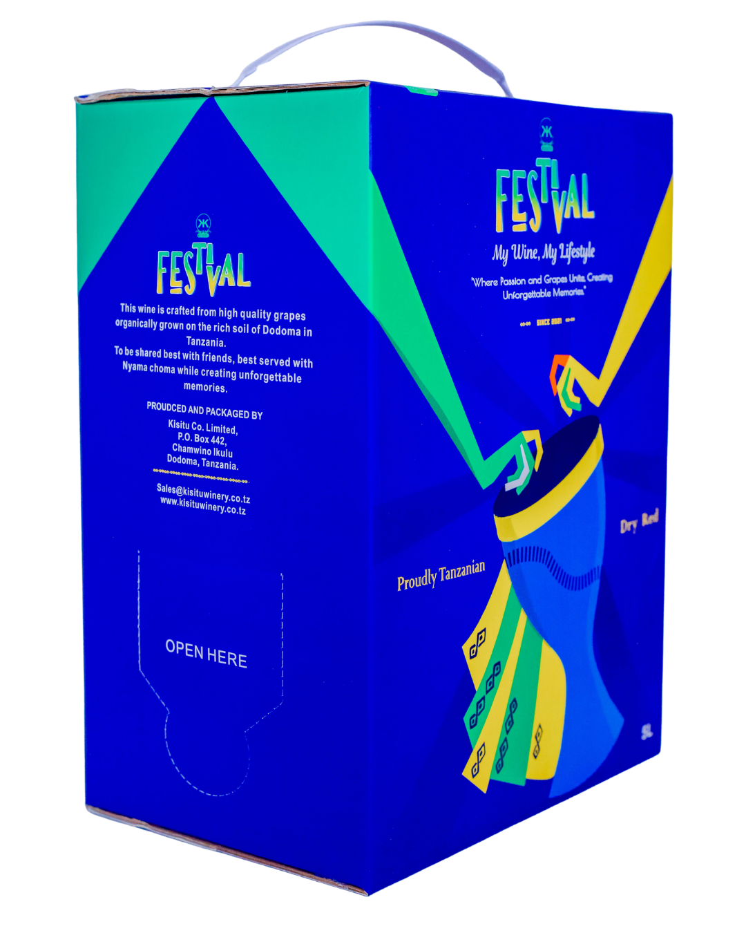 Original Kisitu Festival Wine package design